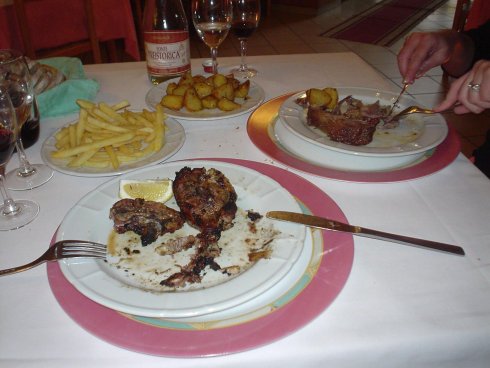 Agnello alla brace e Papera al forno Agnello alla brace e Papera al forno