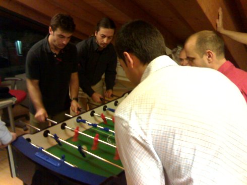 Biliardino New Economy da Tuttogratis - Gio, Massj, Carro, Thomas
