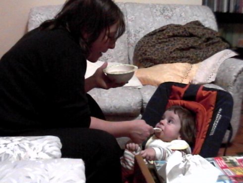 Gabriele e mamma Mara