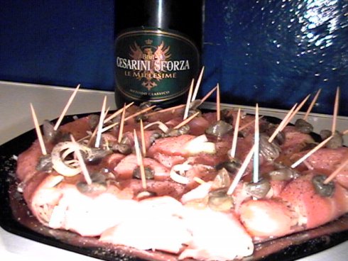 Involtini di salmone osè